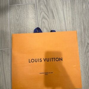 Louis Vuitton Large Orange Shopping Bag
